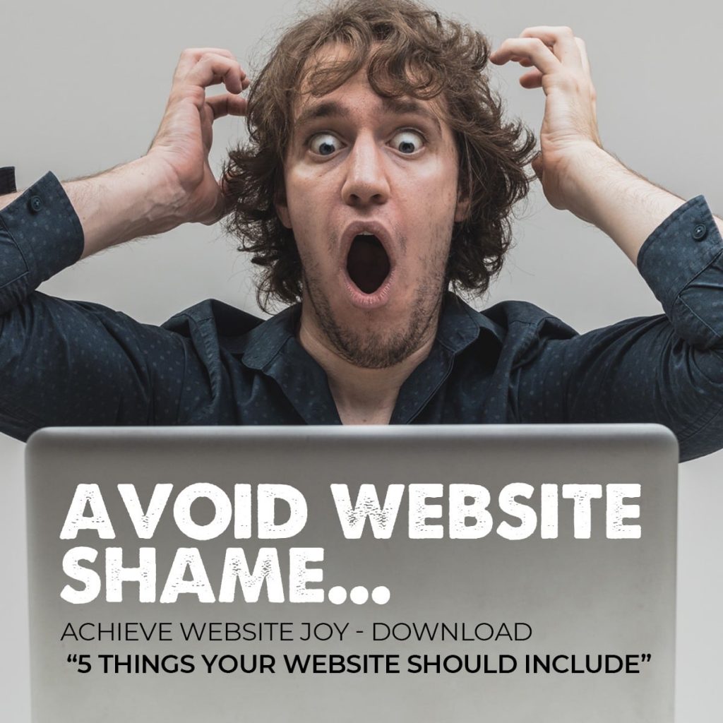 Avoid Website Shame - Cowlick Studios - Web Design Windsor