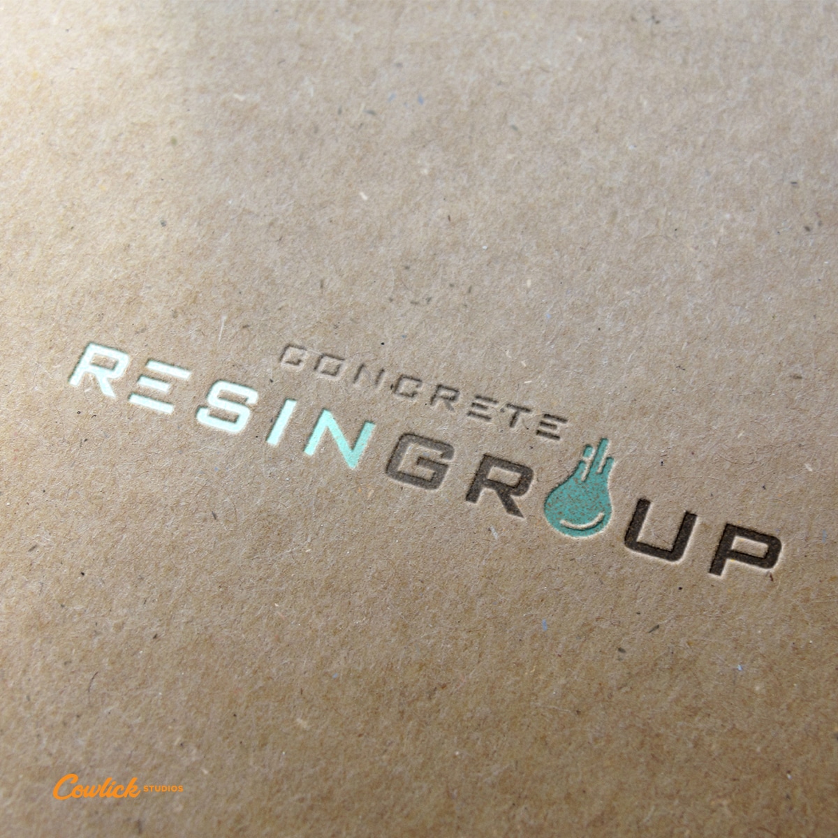 Concrete Resin Group Logo Design