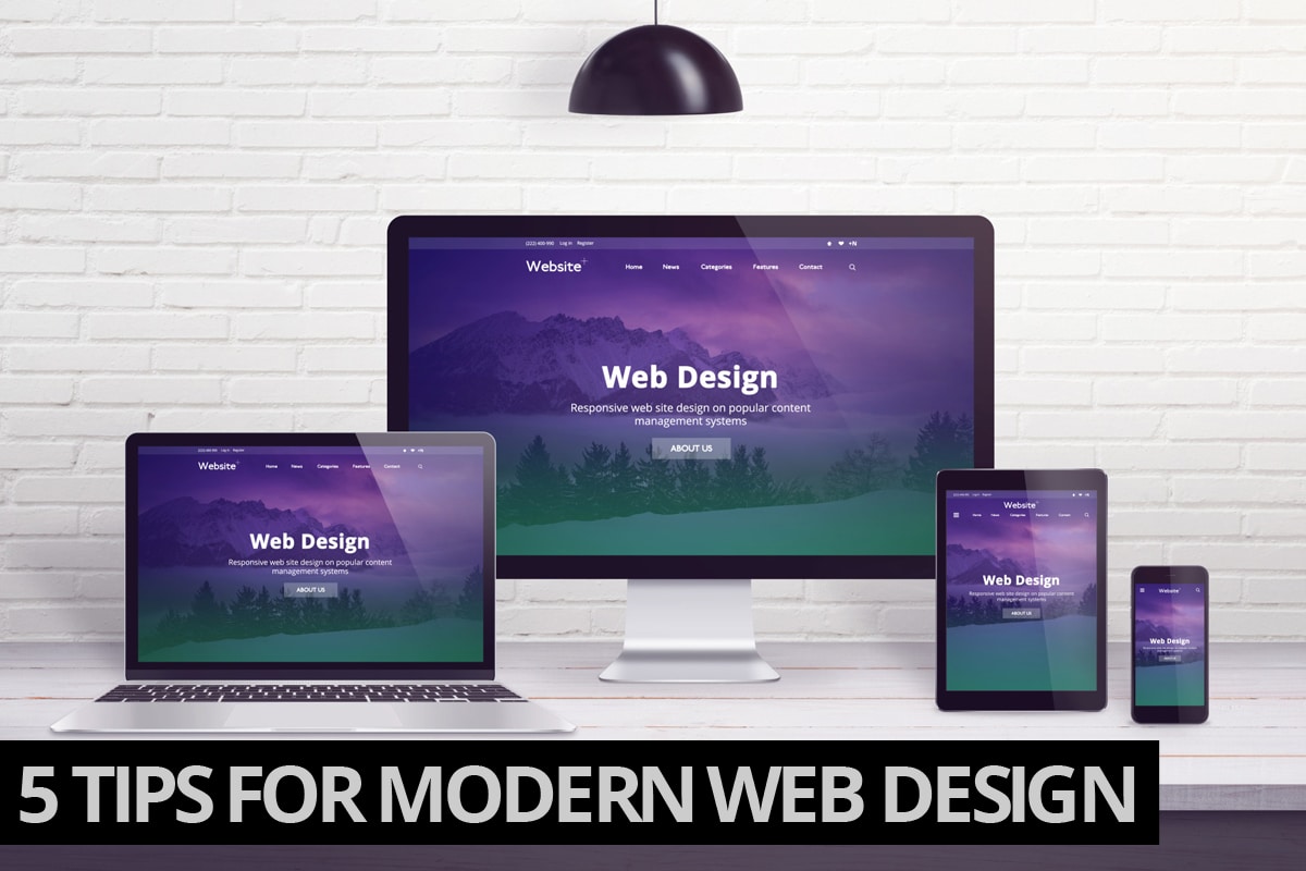 5 tips for modern web design