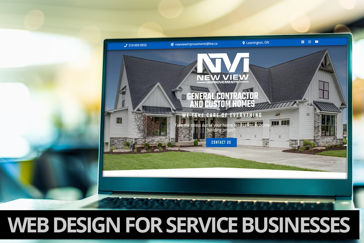 Website design process for service businesses