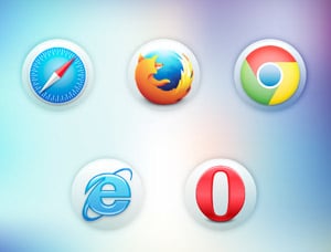 web browsers in website design windsor Cowlick Studios