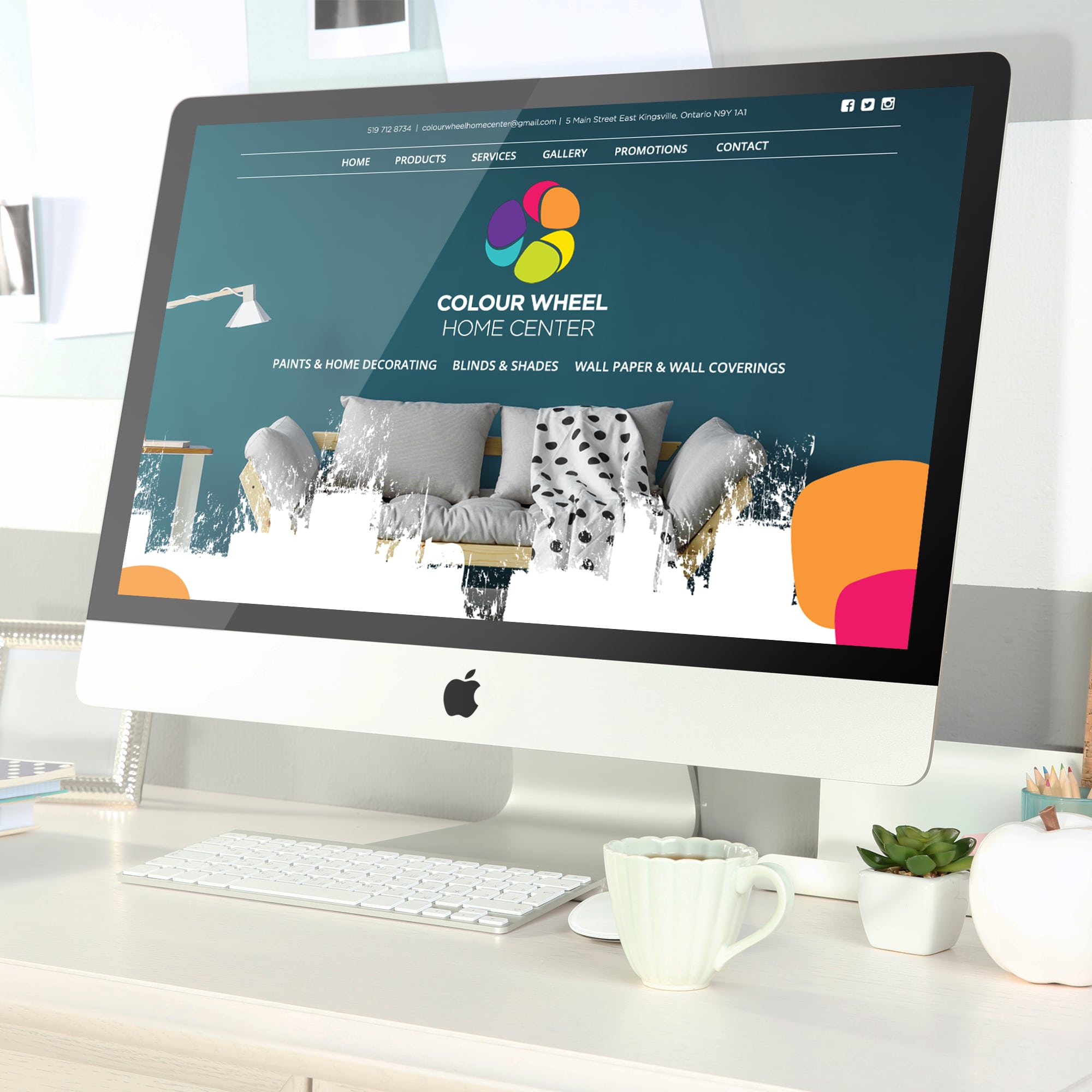 colour wheel Website Design Kingsville